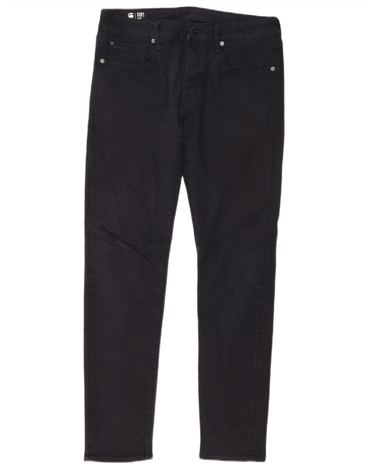 G-Star Ανδρικό 3301 Slim Jeans W34 L32 Μαύρο