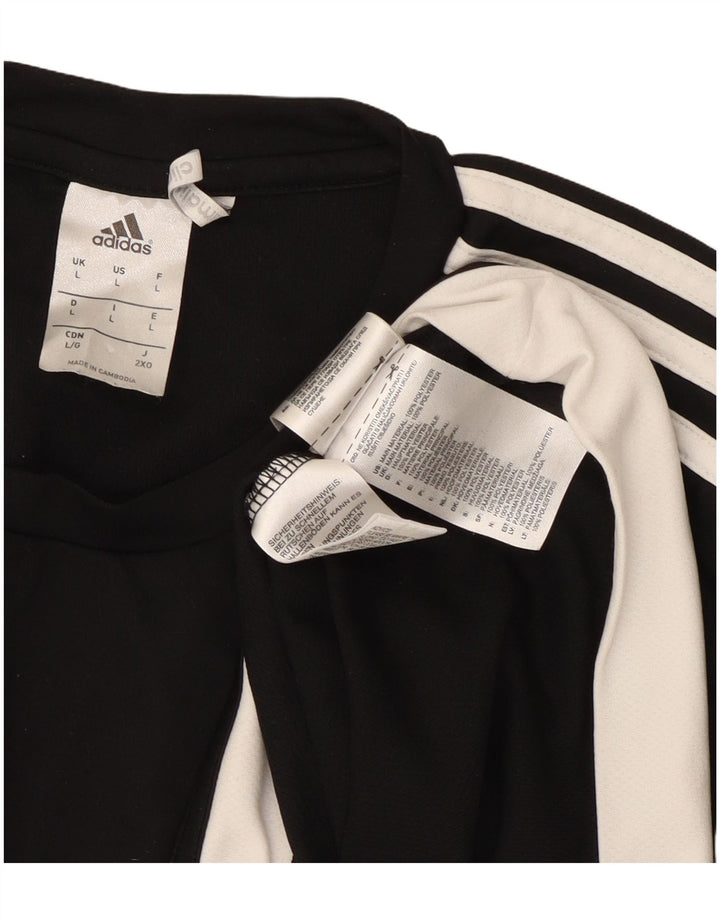 Adidas Mens Climalite Top Μακρύ Μαύρο Πολυεστέρας Μακρύ μανίκι