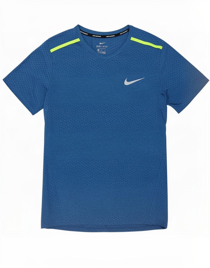 Ανδρικό T-shirt Nike Dri Fit Μπλουζάκι μεσαίο μπλε