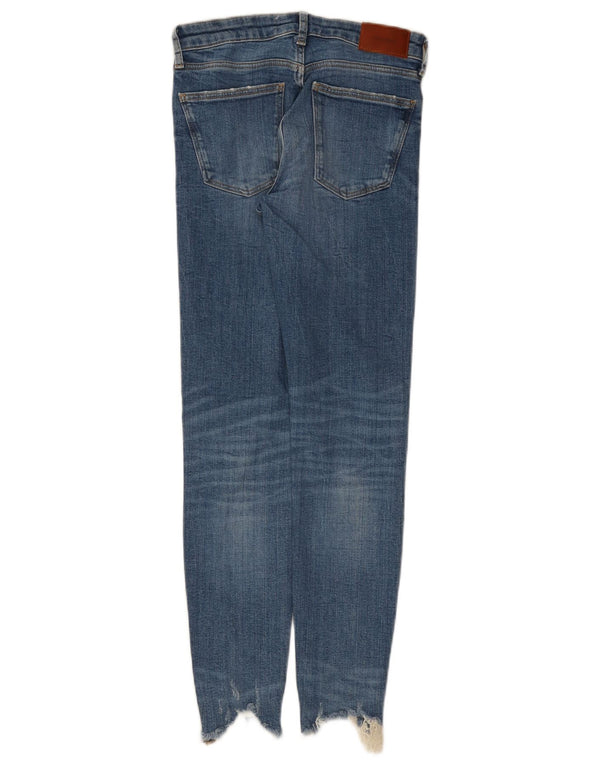Zara Γυναικείο Skinny Jeans EU 36 XS W26 L27 Μπλε βαμβακερό