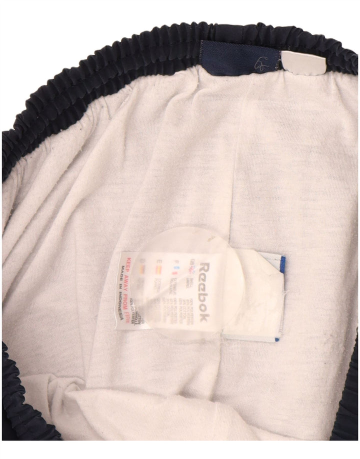 Reebok γυναικεία αθλητική φόρμα παντελόνι Joggers UK 12 Medium Navy Blue Polyester