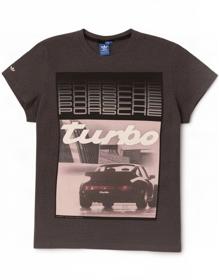 Ανδρικό γραφικό T-Shirt Adidas Top Large Grey
