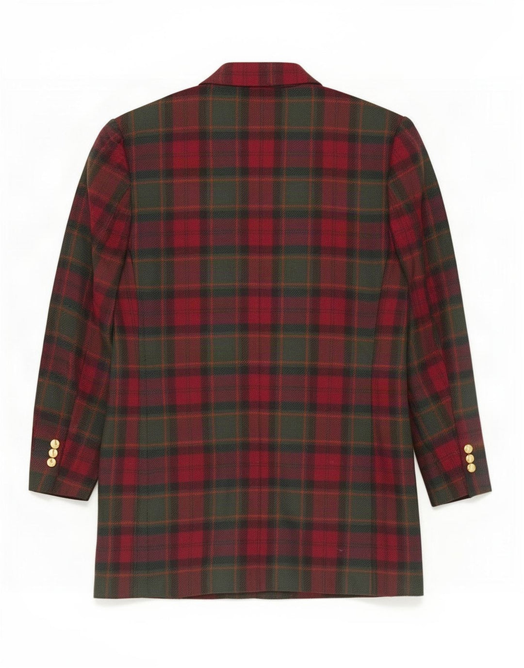 Marks & Spencer Γυναικείο Μπουφάν St. Michael Blazer UK 12 Medium Red καρό