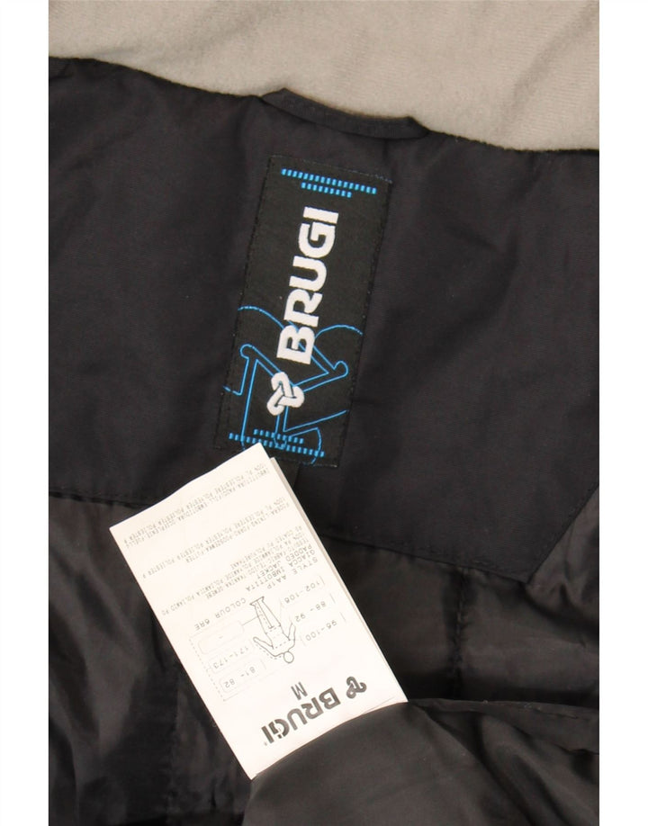 Brugi Ανδρικό μπουφάν με επένδυση UK 38 Medium Black Polyamide