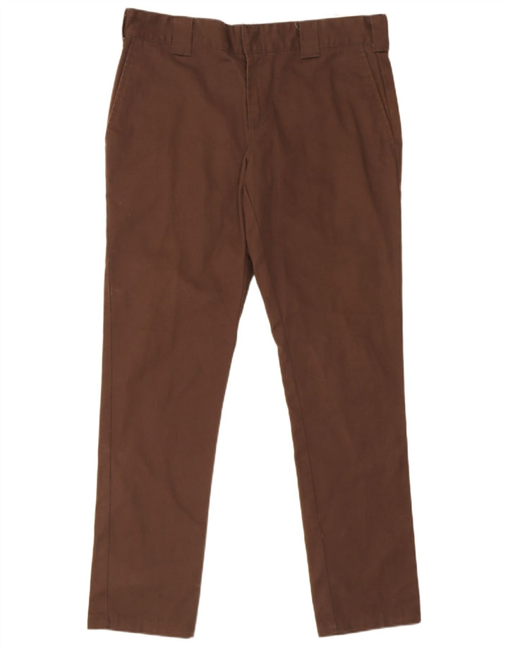 Ανδρικό παντελόνι Chino Dickies Slim W33 L32 Καφέ Πολυεστέρας