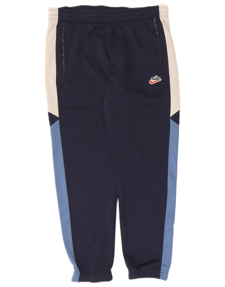 Ανδρική φόρμα Nike Παντελόνι Joggers Small Navy Blue Colorblock Πολυεστέρας