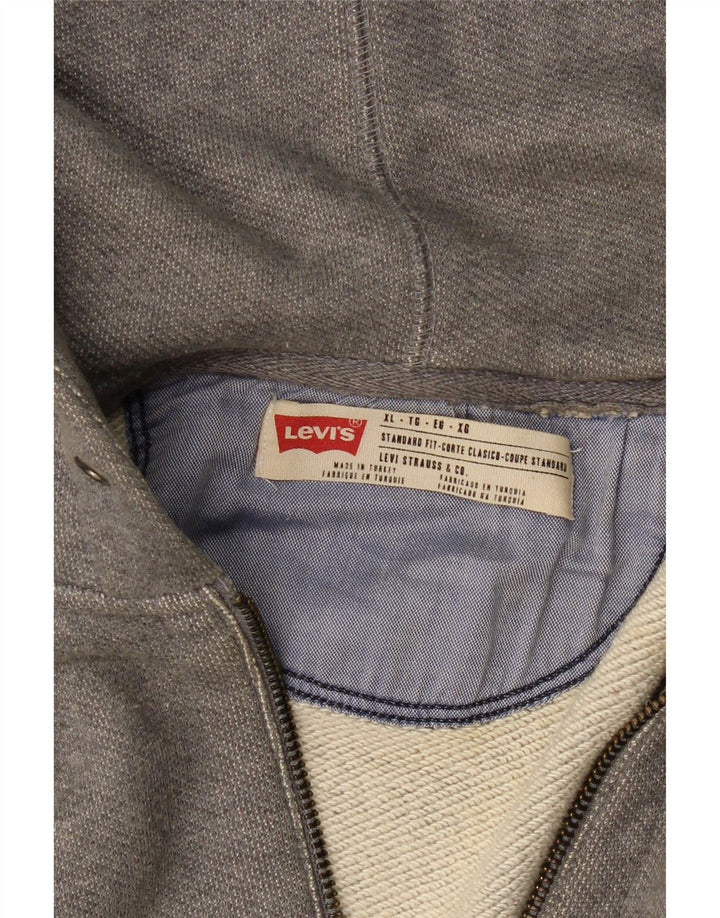 Ανδρικό πουλόβερ LEVI'S με φερμουάρ XL γκρι