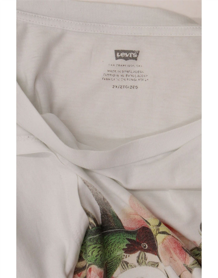 Ανδρικό γραφικό T-Shirt Levi's Top 2XL Λευκό