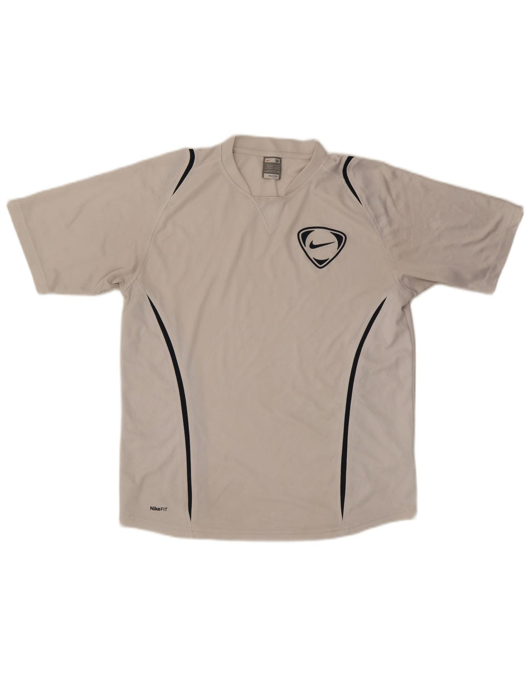 Ανδρικό T-Shirt Nike Top UK 39/41 Μεσαίο λευκό πολυεστέρας