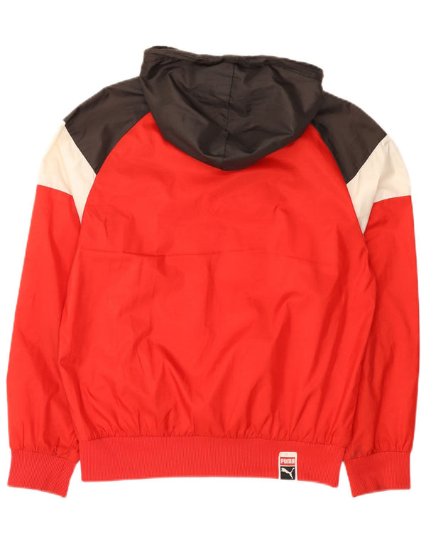 Ανδρικό μπουφάν βροχής με κουκούλα Puma UK 36 Small πολύχρωμο Colourblock