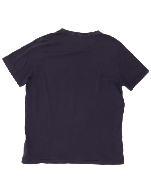 Ανδρικό γραφικό T-Shirt Puma Top Large Navy Blue από βαμβάκι
