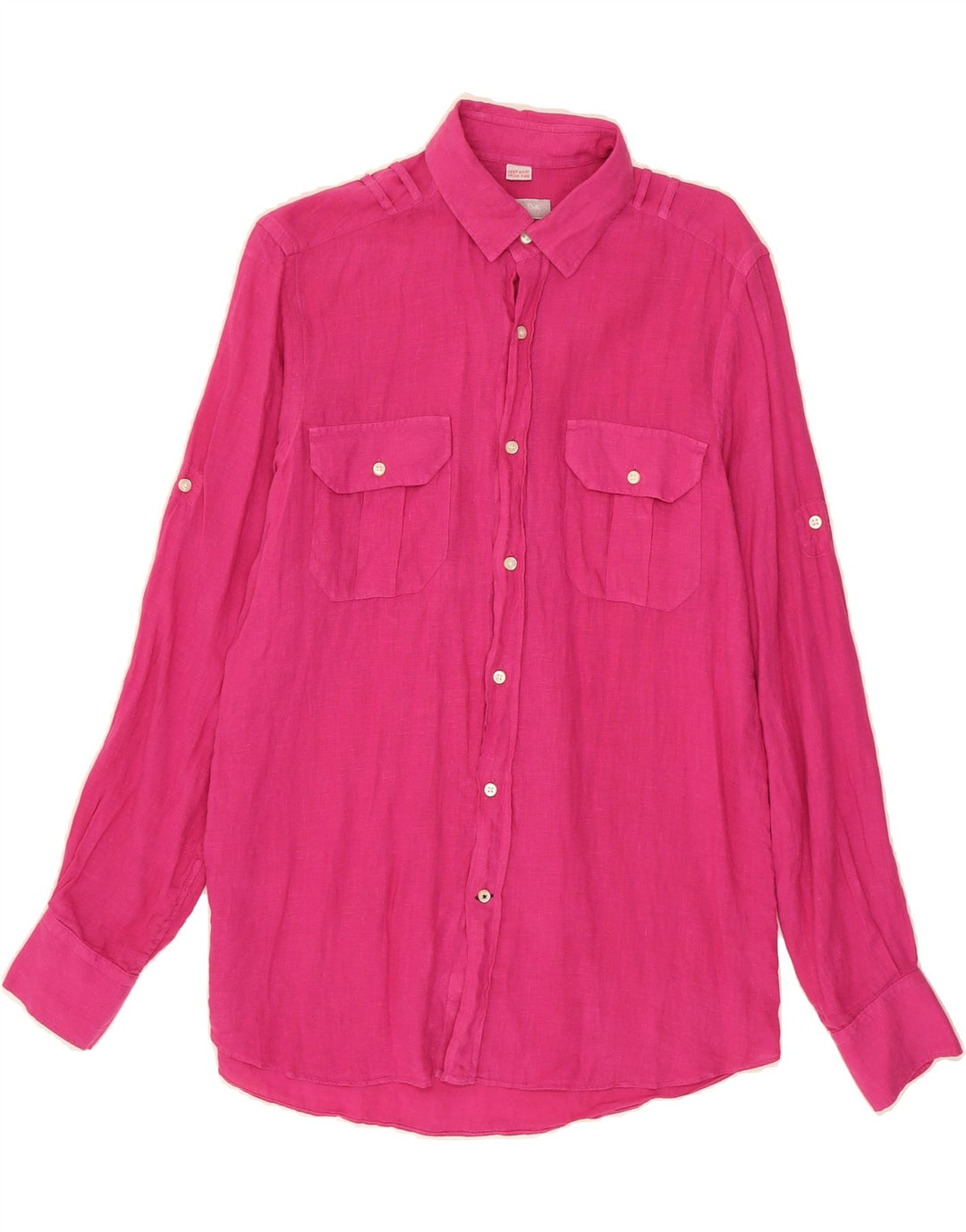 MASSIMO DUTTI Mens Shirt EU 38 Small Pink Vintage Massimo Dutti and Second-Hand Massimo Dutti from Messina Hembry 