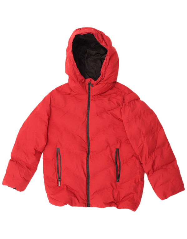 Zara Boys Hooded Jacket 11-12 Years Red
