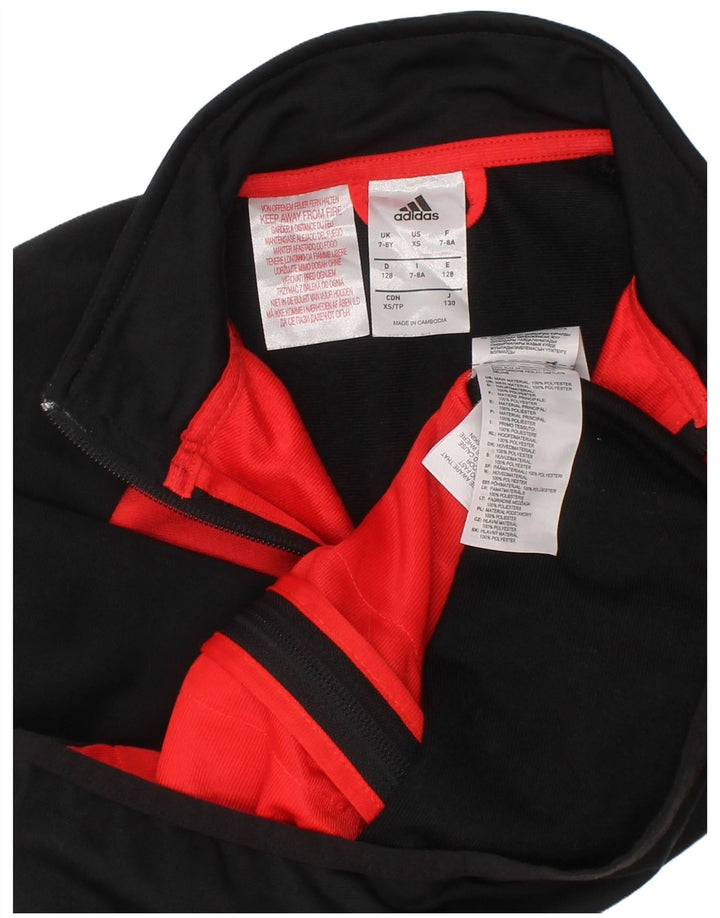 Adidas Boys αθλητική φόρμα Adidas Top Jacket 7-8 Years Black Colourblock Polyester