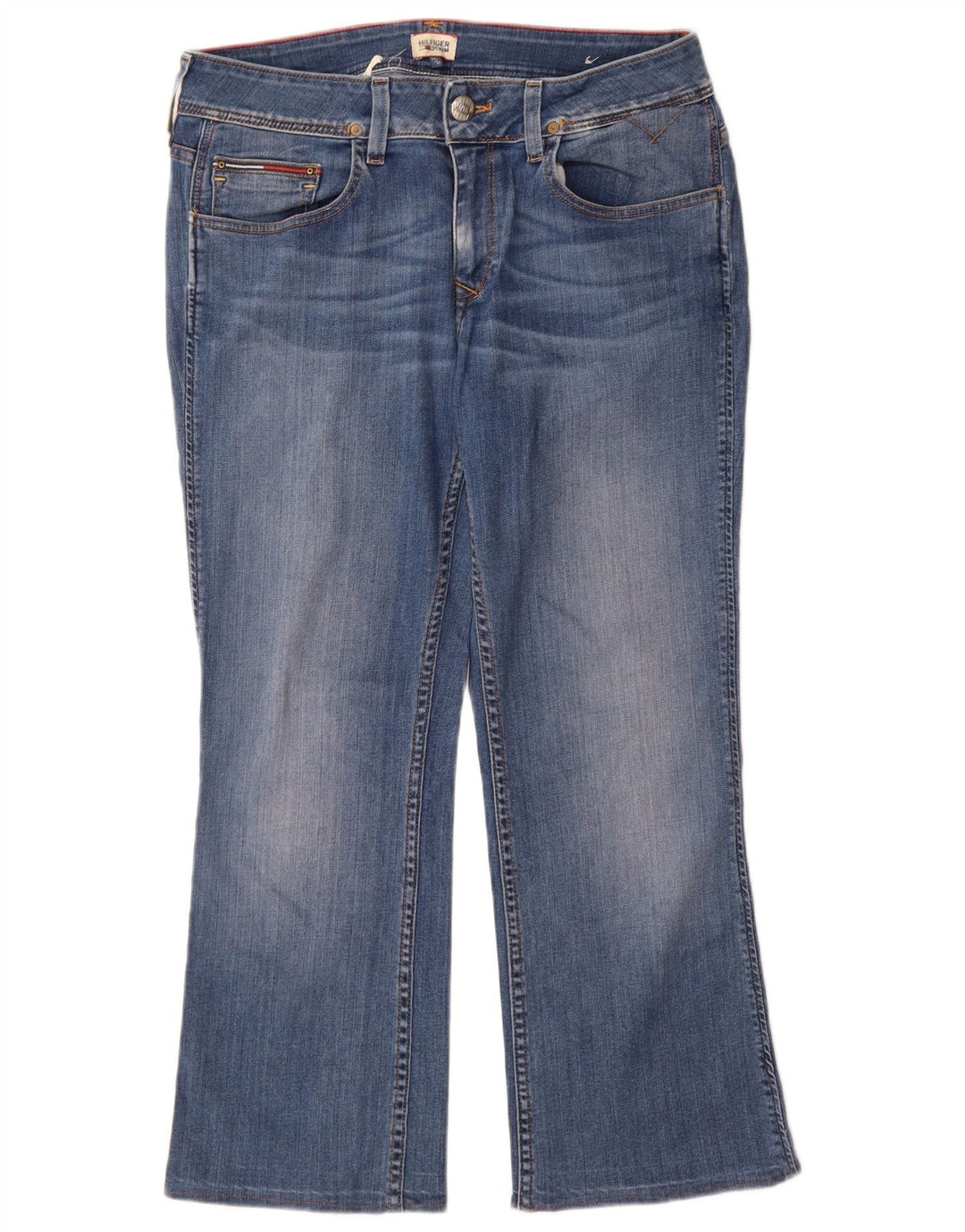 Γυναικείο τζιν ίσιο Tommy Hilfiger W33 L26 Μπλε βαμβακερό