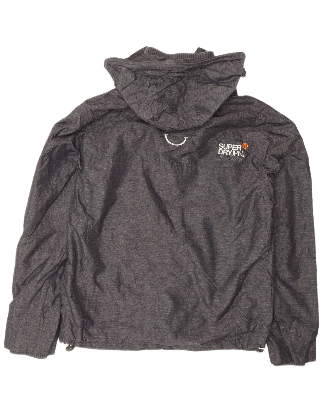 Ανδρικό μπουφάν SUPERDRY Windhiker Hooded Windbreaker UK 42 XL Grey Nylon