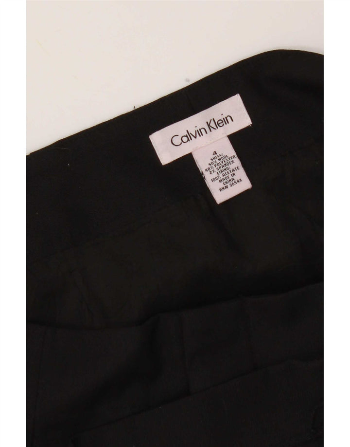 Γυναικεία Pencil Φούστα Calvin Klein US 4 Small W30 Μαύρο Μάλλινο