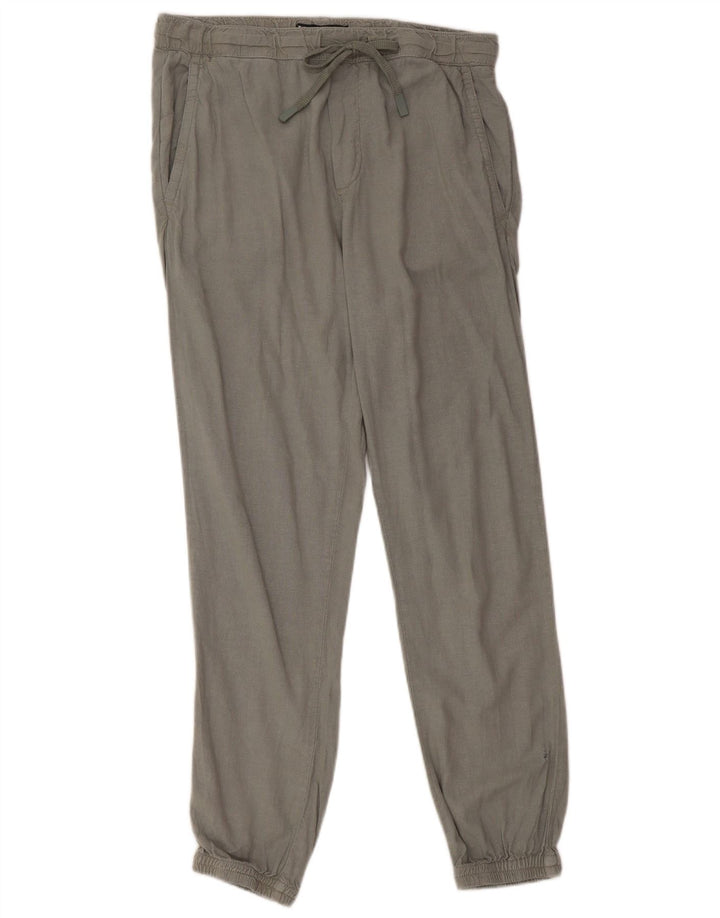 Zara Γυναικείο παντελόνι Joggers Chino Medium W30 L27 Γκρι βισκόζη