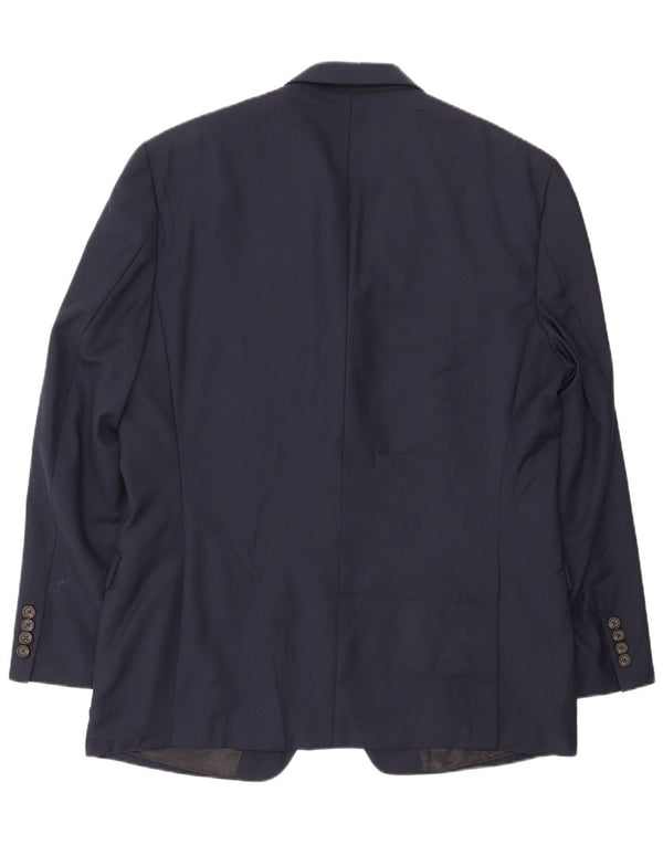 Ralph Lauren Ανδρικό μπλέιζερ με 2 κουμπιά μπουφάν UK 42 Large Navy Blue Wool Classic