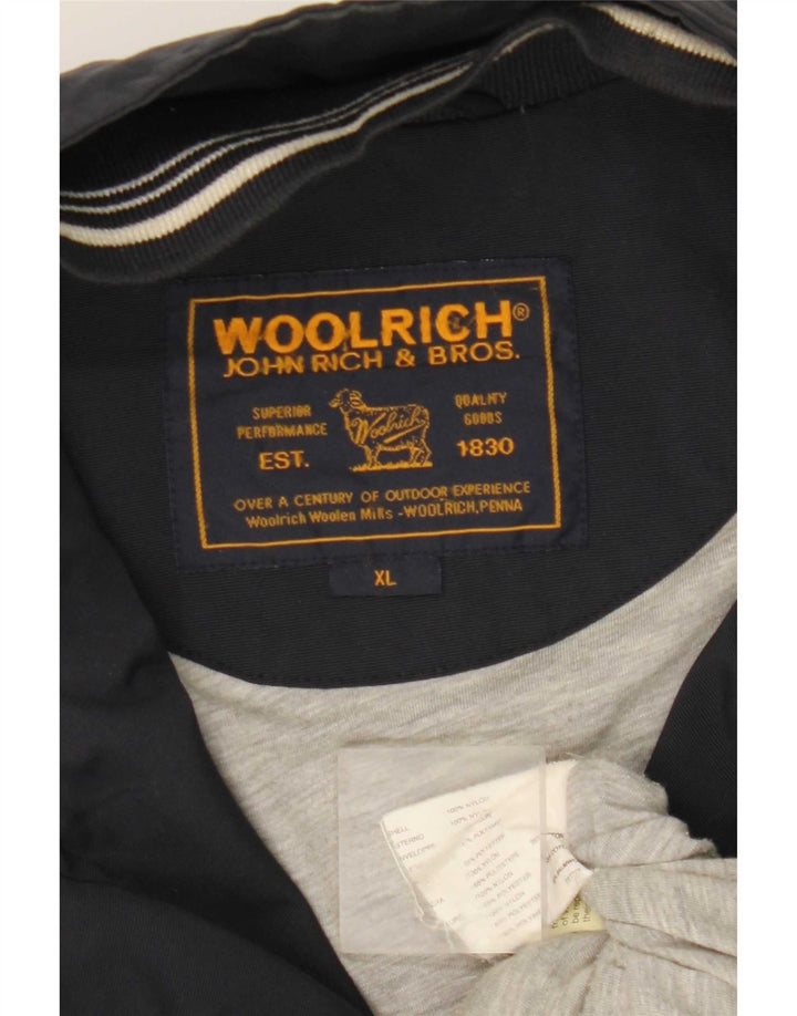 Woolrich Ανδρική αθλητική φόρμα Top Jacket XL Navy Blue Nylon