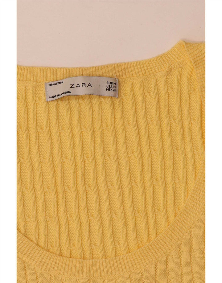 Zara Γυναικείο Γιλέκο Τοπ UK 12 Medium Yellow