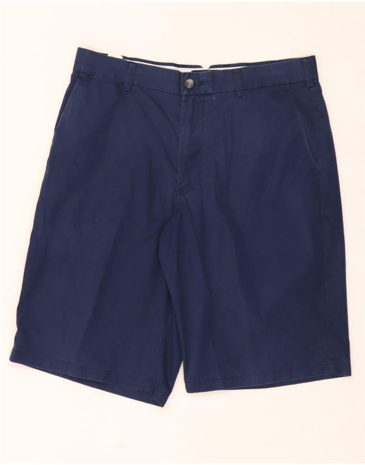 Ανδρικό σορτς Chino Marks & Spencer W34 μεγάλο μπλε βαμβακερό