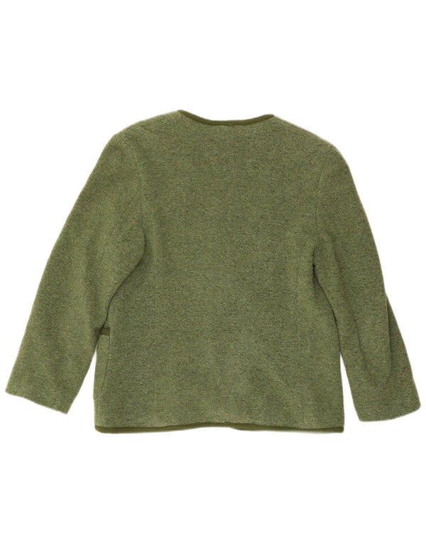Vintage γυναικείο σακάκι blazer 3 κουμπιών UK 12 Medium Green