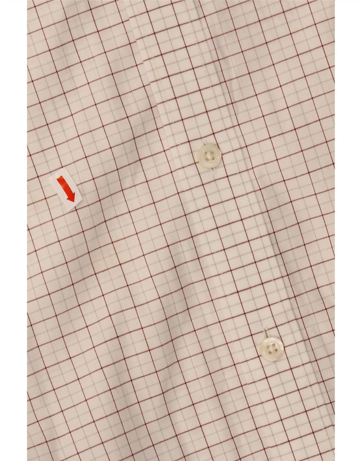 J. CREW Ανδρικό Slim Shirt Size 17 1/2 XL White Check Cotton