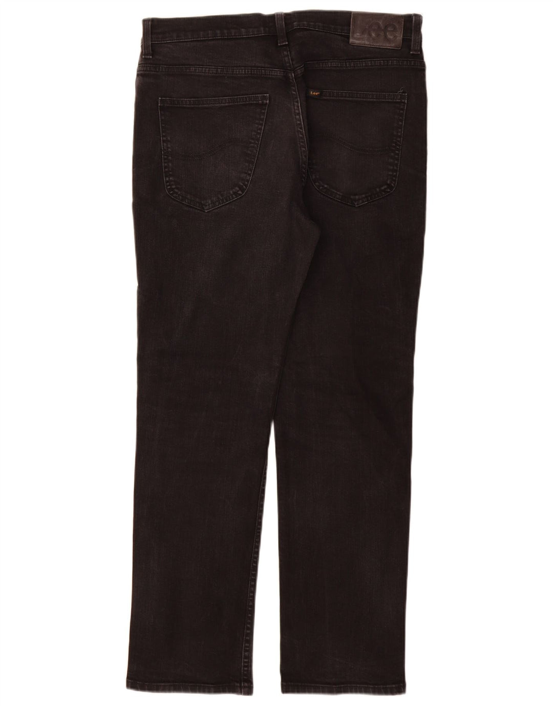 Lee Mens Brooklyn Straight Jeans W34 L30 Μαύρο βαμβακερό
