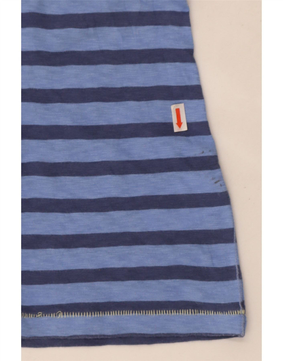 White Stuff Γυναικείο T-Shirt Top UK 12 μεσαίο μπλε ριγέ βαμβακερό