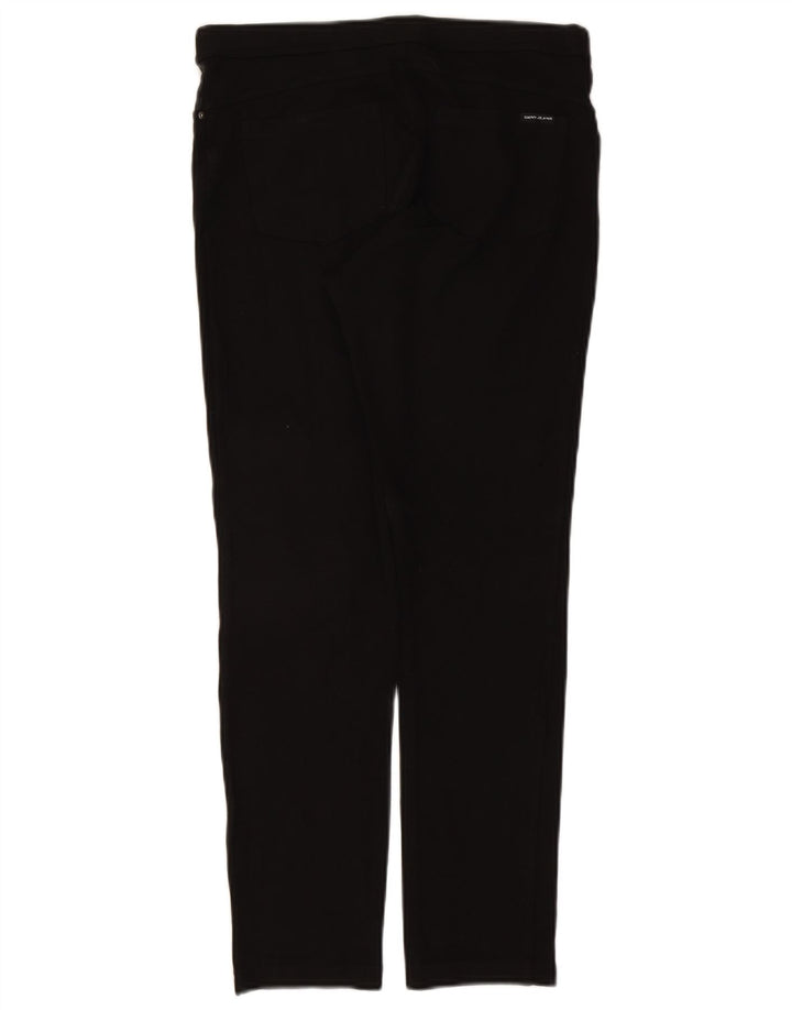 Dkny Γυναικείο Slim Casual Παντελόνι Medium W30 L27 Μαύρο βισκόζη