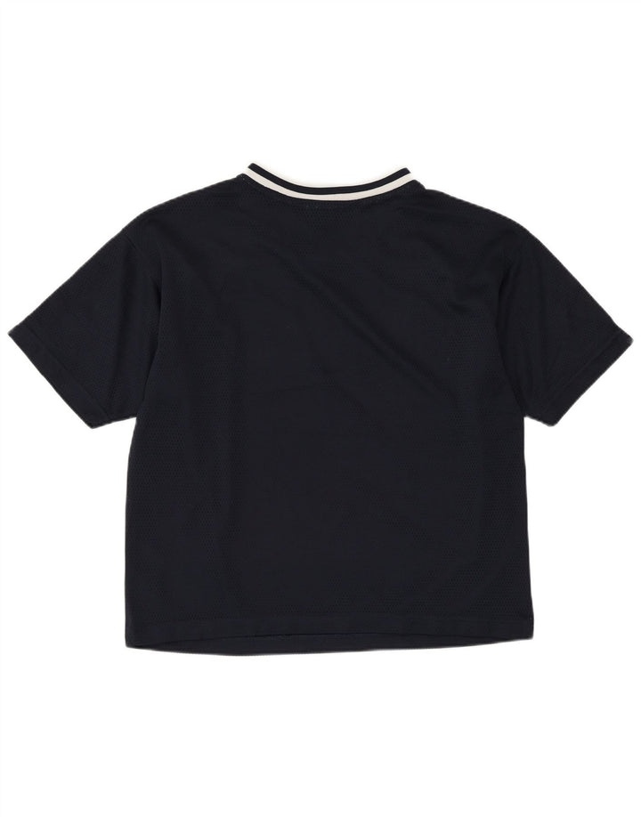 Γυναικείο μπλουζάκι με γραφικά μεγάλου μεγέθους CHAMPION Top 10 Small Navy Blue