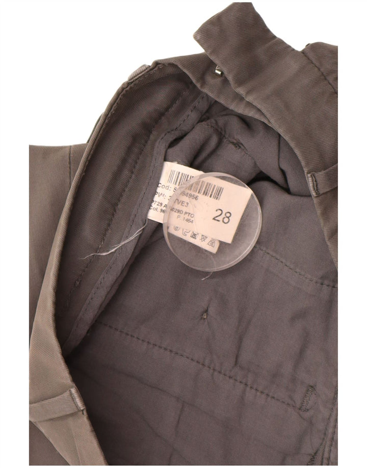 DONDUP Γυναικείο Παντελόνι Chino Slim Fit W28 L28 Γκρι βαμβακερό