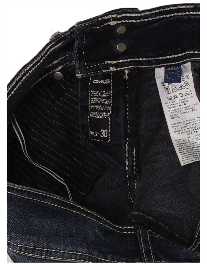 Gas Γυναικείο Slim Jeans W30 L34 Navy Blue Cotton
