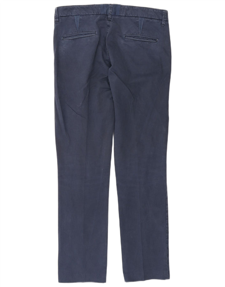 Γυναικείο Slim Chino Παντελόνι Fay W28 L30 Navy Blue