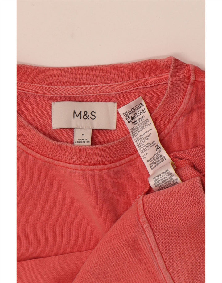 Ανδρική φούτερ Marks & Spencer Jumper Μεσαίο Ροζ Βαμβακερό
