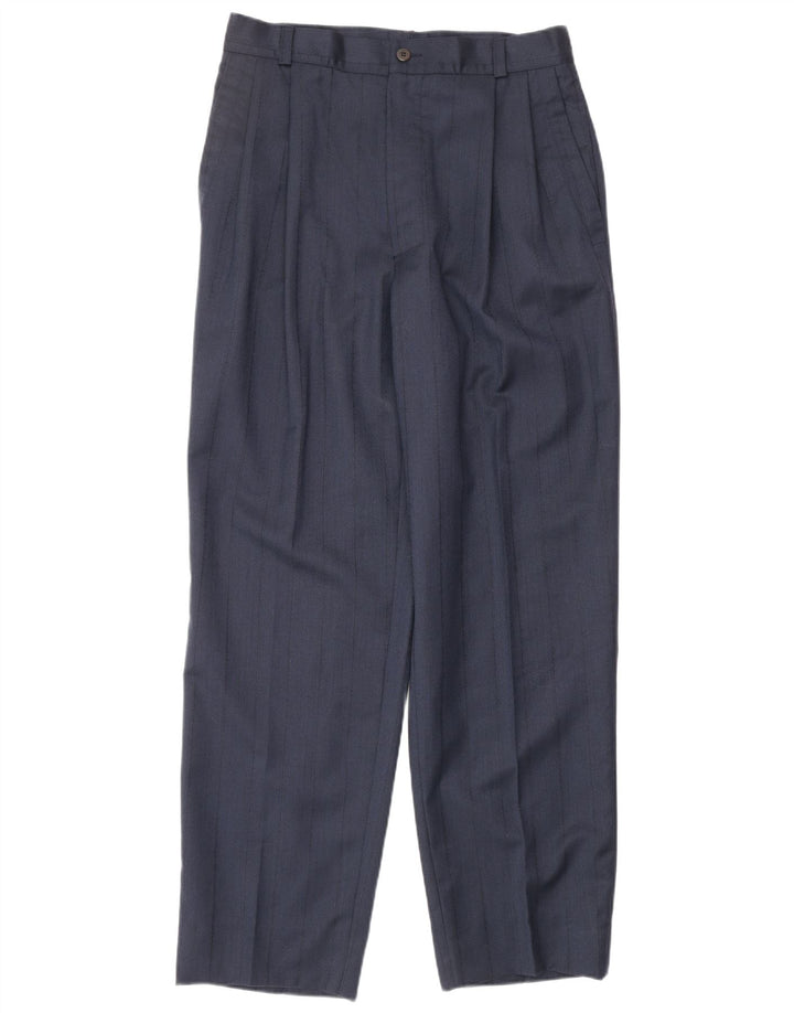 Ανδρική φόρμα 2 τεμαχίων GIANNI VERSACE UK 40 Large W30 L30 Navy Blue Classic