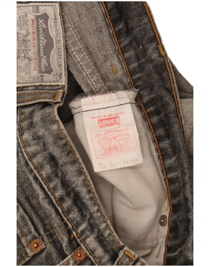 Ανδρικό τζιν Levi's Slim W30 L32 Γκρι βαμβακερό