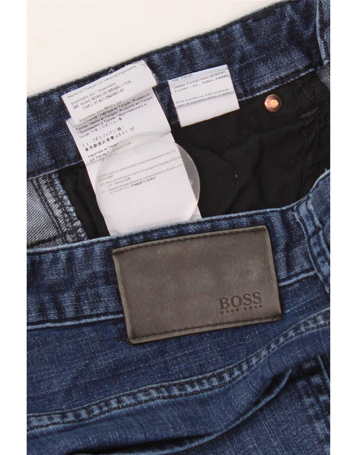 Ανδρικό τζιν Hugo Boss Slim W33 L32 Μπλε βαμβακερό