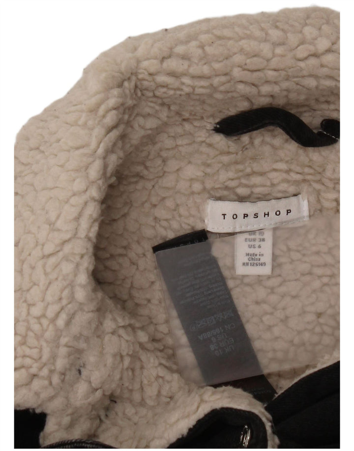 Topshop Γυναικείο Τζιν Σέρπα Μπουφάν UK 10 Μικρό Βαμβακερό