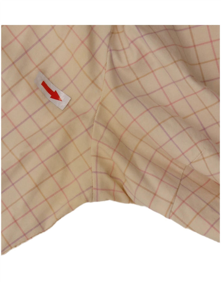 Gap Γυναικείο πουκάμισο 3/4 μανίκι UK 16 Large Beige Check