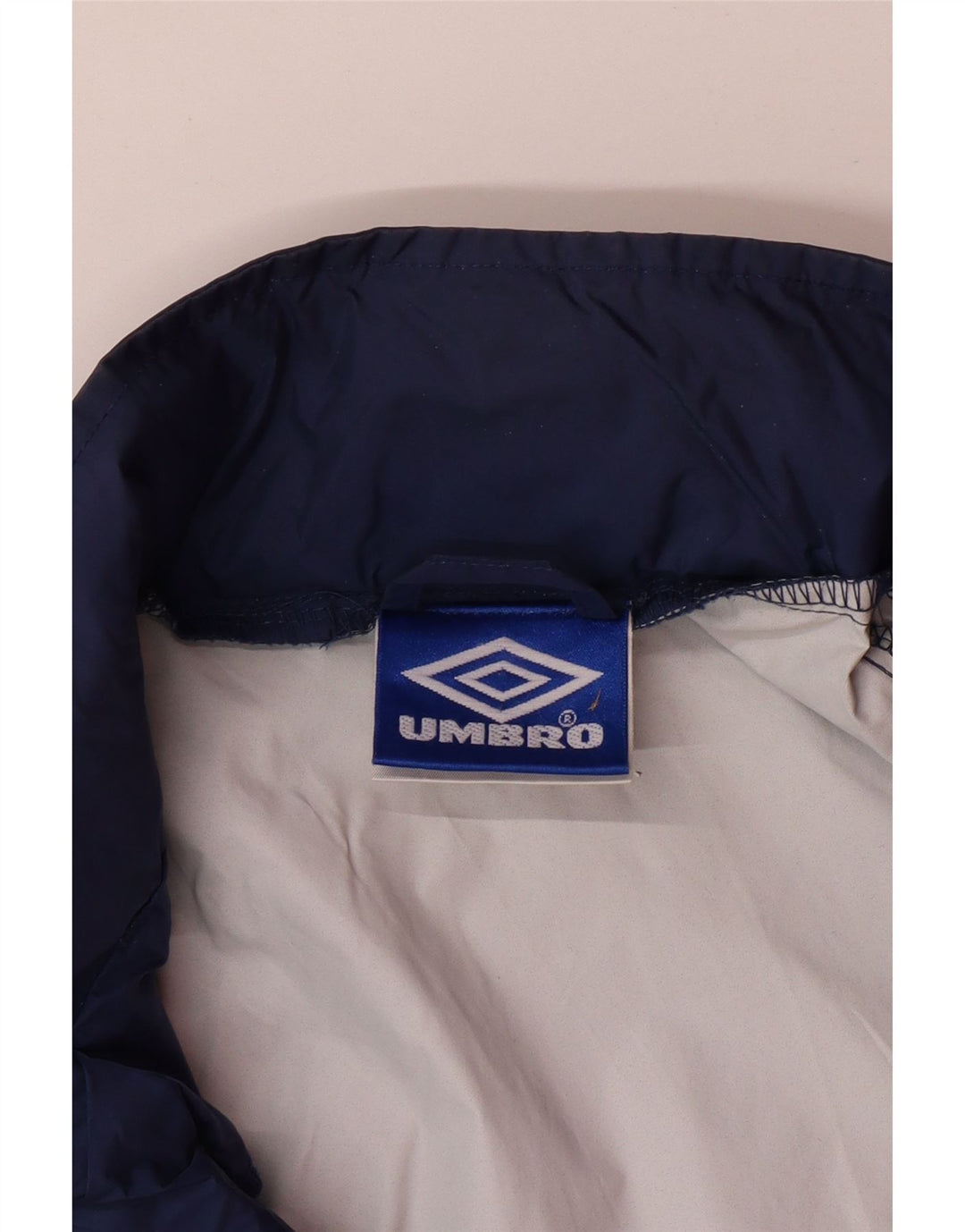 Ανδρικό μπουφάν βροχής με κουκούλα UMBRO UK 38 Medium Navy Blue