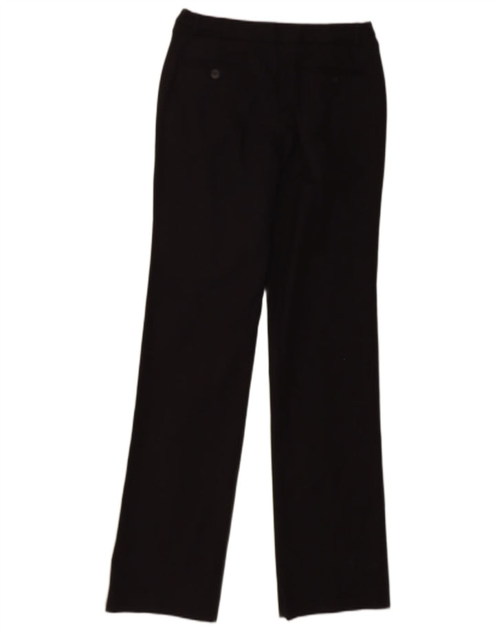 MASSIMO DUTTI Womens Straight Chino Trousers EU 40 Medium W30 L33 Black