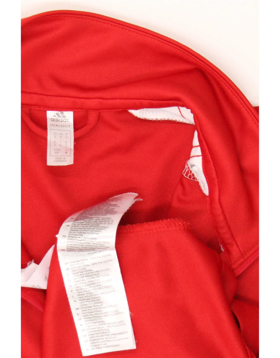 Adidas Ανδρική φόρμα με γραφικό πουλόβερ Adler Top Small Red Colourblock