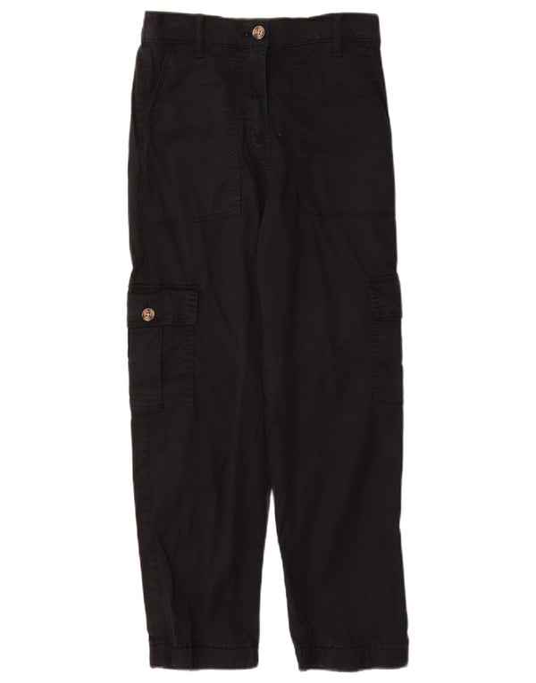 Marks & Spencer Γυναικείο ψηλόμεσο παντελόνι Cargo UK 6 XS W25 L25 Navy Blue