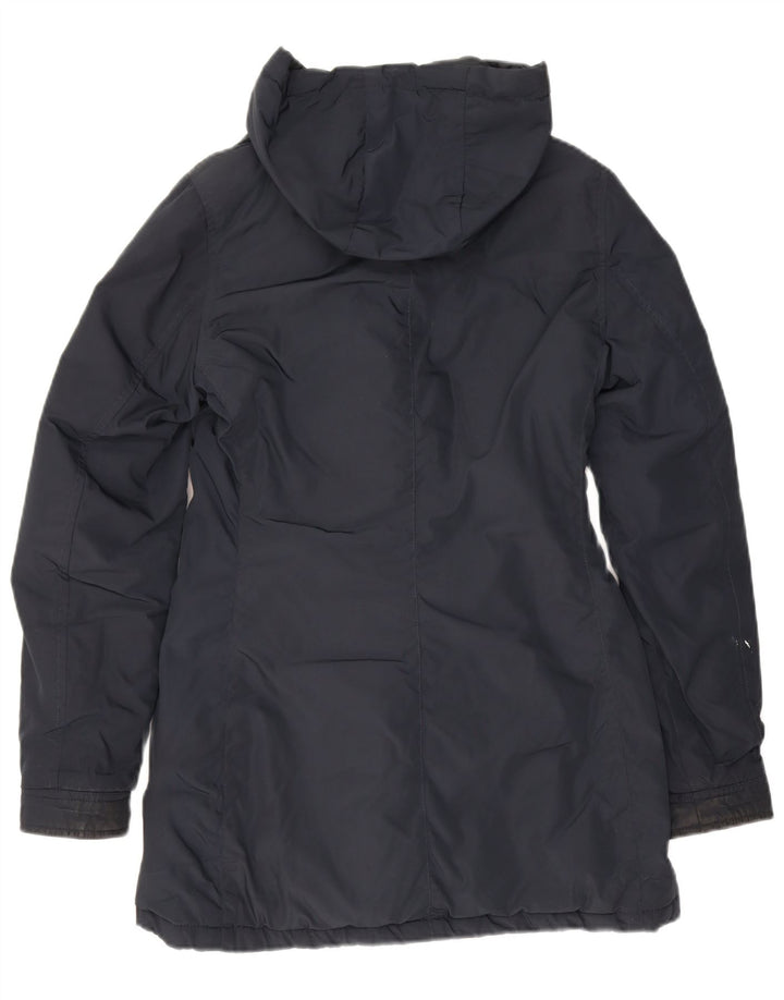 Refrigue Γυναικείο μπουφάν Parka με κουκούλα UK 6 XS Navy Blue Polyester