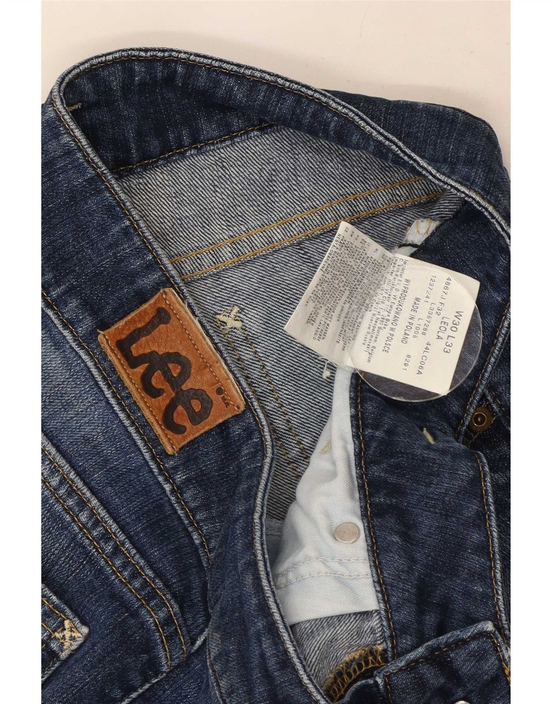 Lee Womens Leola Bootcut Jeans W30 L27 Μπλε βαμβακερό