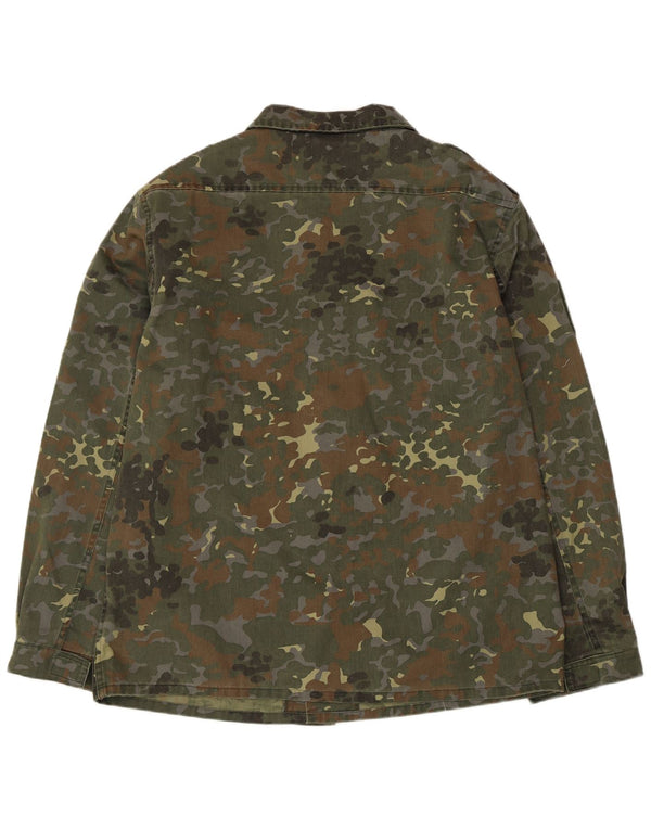 Brandit Ανδρικό Στρατιωτικό Μπουφάν UK 42 XL Khaki Camouflage Polyester