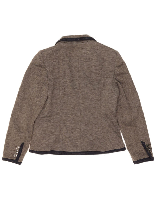 Marks & Spencer Γυναικείο μπουφάν 2 κουμπιών Blazer UK 12 Medium Grey