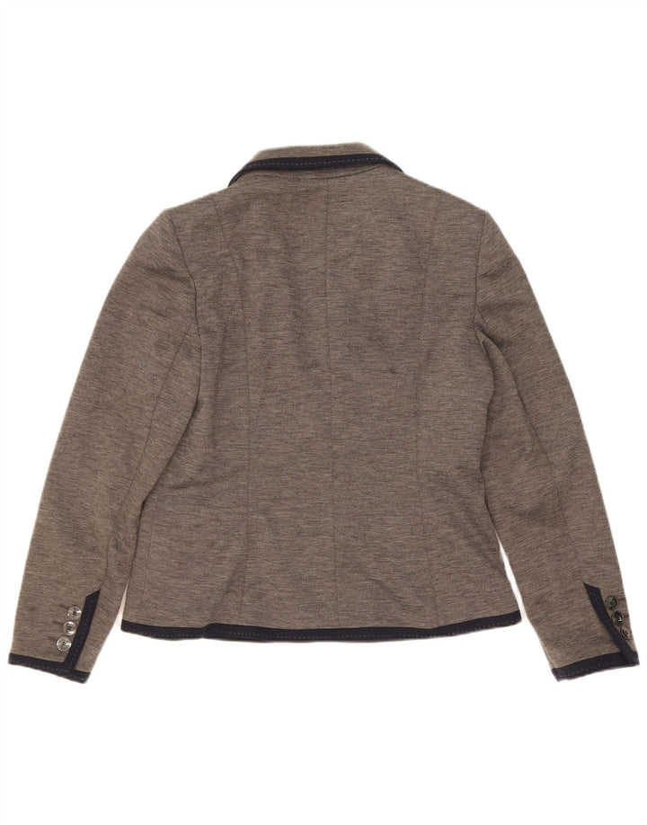 Marks & Spencer Γυναικείο μπουφάν 2 κουμπιών Blazer UK 12 Medium Grey